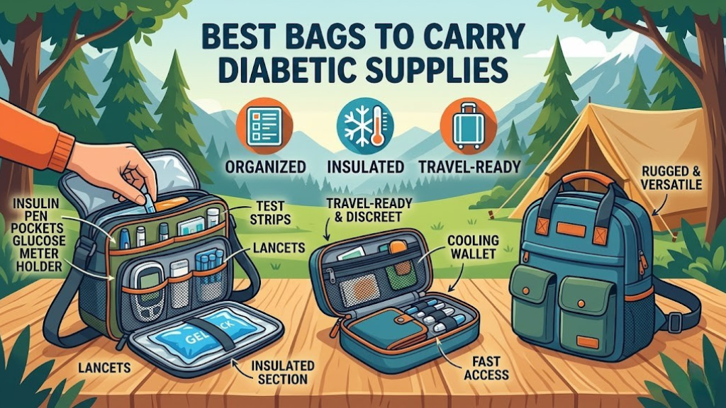 Best bags to carry diabetic supplies — organized, insulated, travel-ready